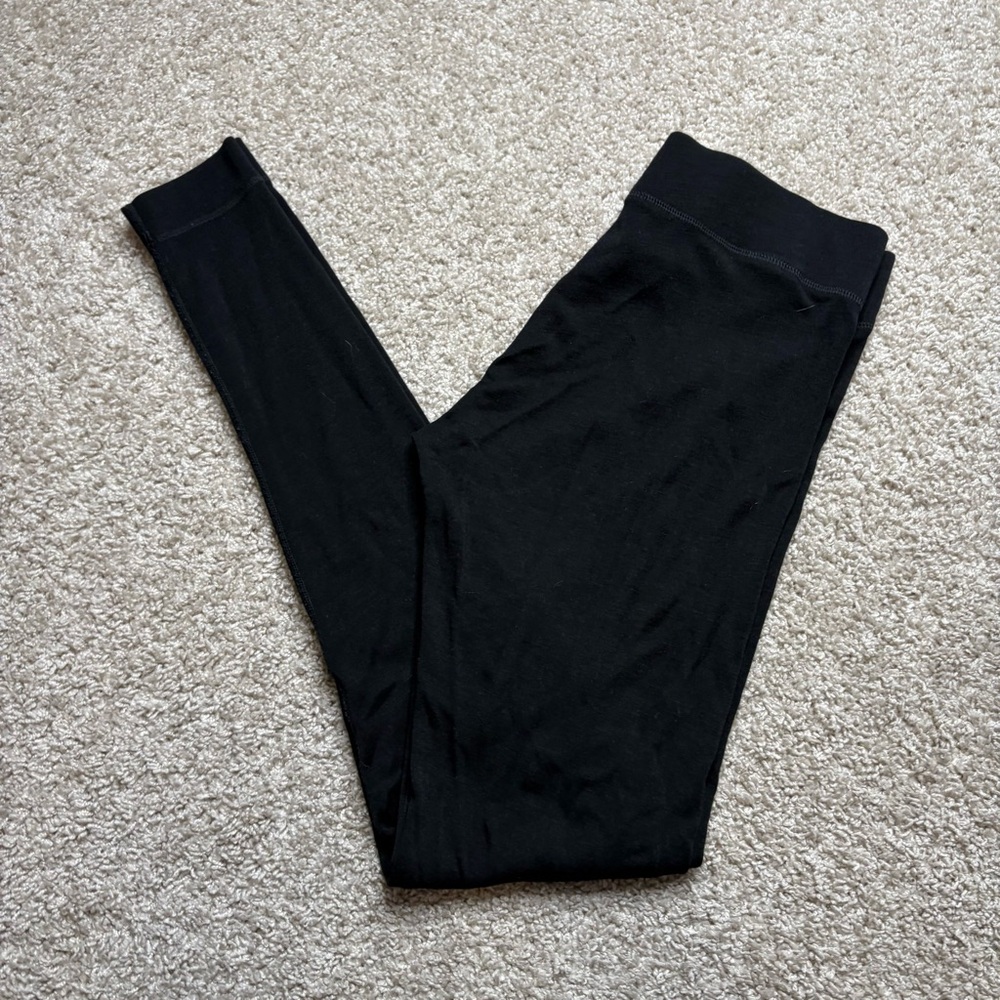 Smartwool Black Base Layer Leggings